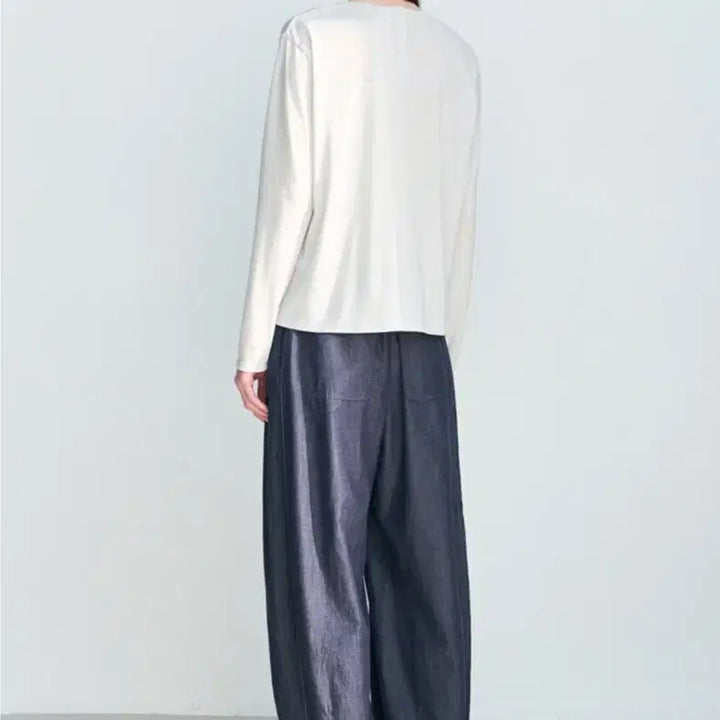 [BUNJANG] LATT by LATT Drawstring Wide Denim Pants / 한섬 26ss신상 래트 래트바이티 latt 드로우스트링 와이드 데님 55
