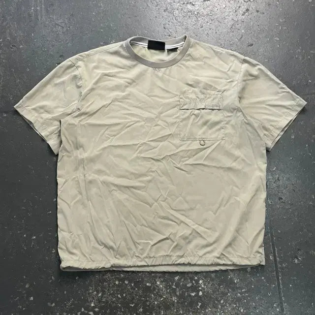 [BUNJANG] Calvin Klein 100% Cotton Short Sleeve Warm-up T-Shirt / 100 캘빈클라인 반팔 웜업