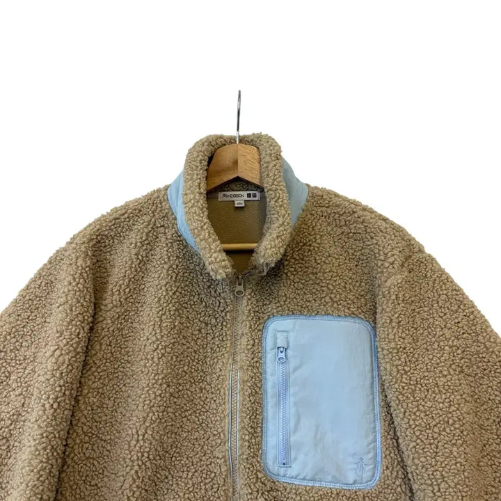 [BUNJANG] Uniqlo JW Anderson Fleece Jacket Beige / 유니클로 JW앤더슨 플리스 자켓 베이지 M 정품