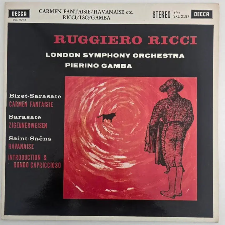 [BUNJANG] Rugiero Ricci Carmen Fantasie " 성음초반" LP / 루지에로 리치의 카르멘 판타지 성음초반 LP