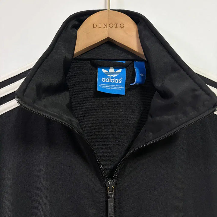 [BUNJANG] Adidas Firebird Track Top Jersey Black/White Size 100 / [100] 아디다스 파이어버드 트랙탑 져지 검흰