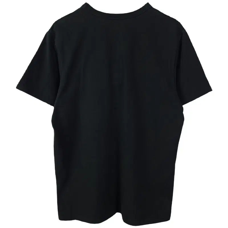 [BUNJANG] Maison Kitsuné 21 S/S Fox Head Logo Patch Short Sleeve T-Shirt Black / 메종키츠네 21 S/S 폭스헤드 로고 패치 반팔티 블랙 P01662