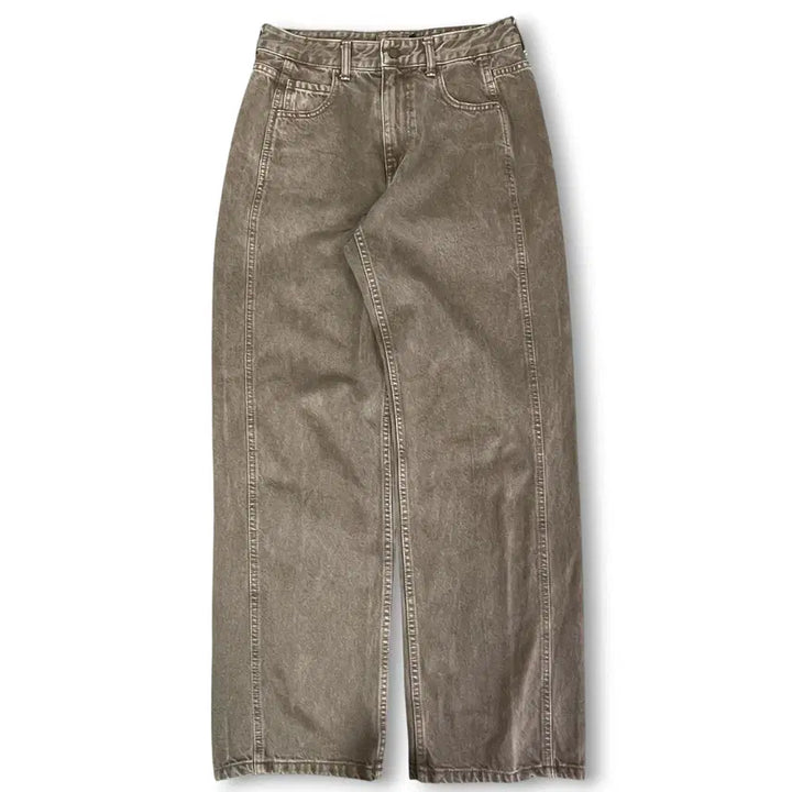 [BUNJANG] Facade Pattern Ash Brown Denim Pants (Size S) / (28) 파사드패턴 애쉬브라운 데님팬츠 S