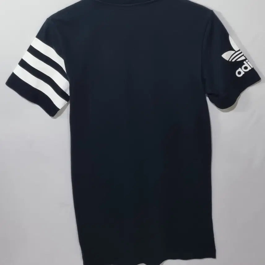 [BUNJANG] Adidas Black Multi-Logo T-Shirt / 95) 아디다스 블랙 멀티로고 반팔티