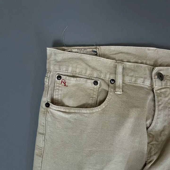 [BUNJANG] Polo Ralph Lauren Sullivan Slim Fit Cotton Pants Beige / (33) 폴로랄프로렌 설리반 슬림핏 베이지 코튼팬츠
