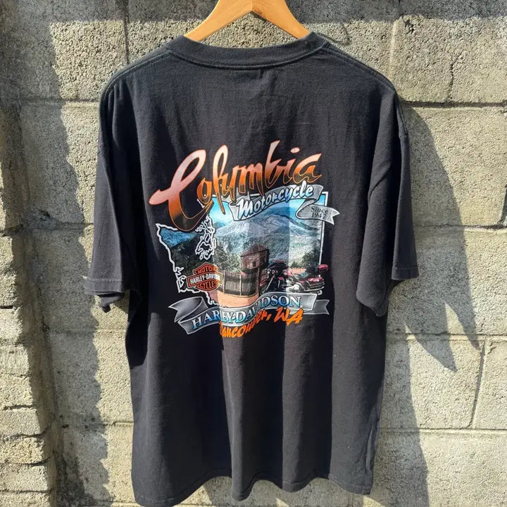 [BUNJANG] 2008 Harley-Davidson Vintage Logo Printing T-Shirt XL / 00s 할리데이비슨 빈티지 2008 로고 프린팅 반팔 티셔츠 xl