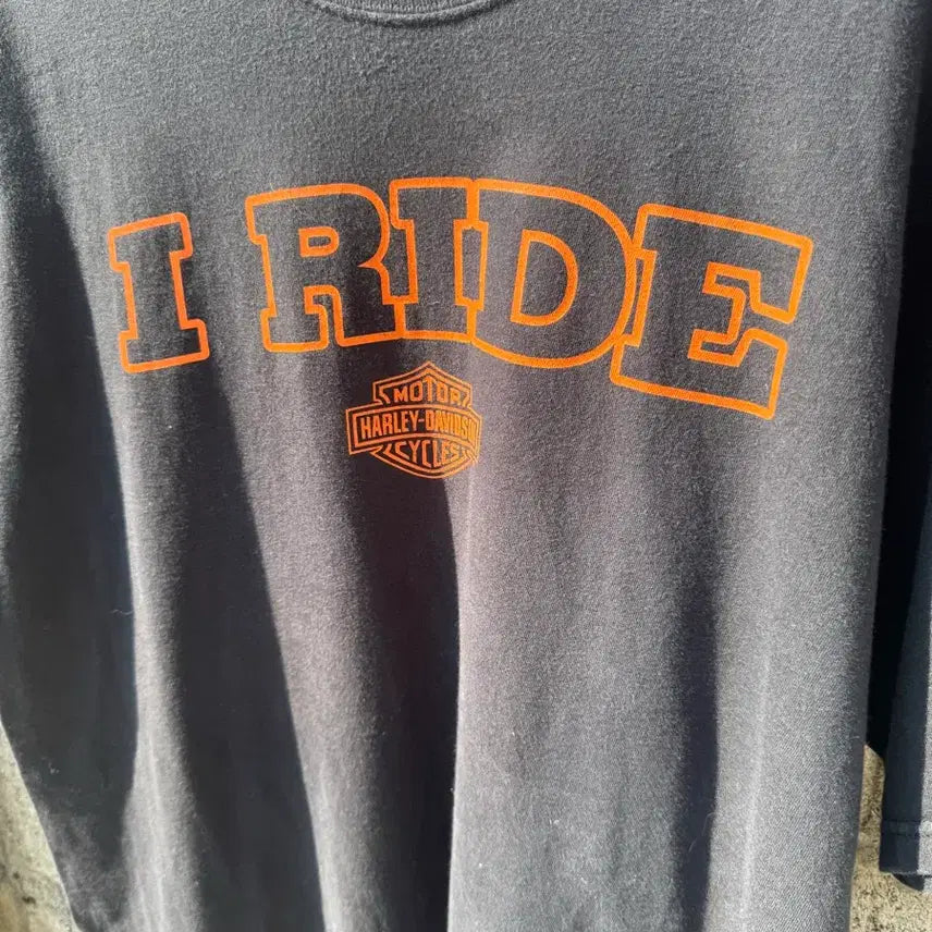 [BUNJANG] 2008 Harley-Davidson Vintage Logo Printing T-Shirt XL / 00s 할리데이비슨 빈티지 2008 로고 프린팅 반팔 티셔츠 xl