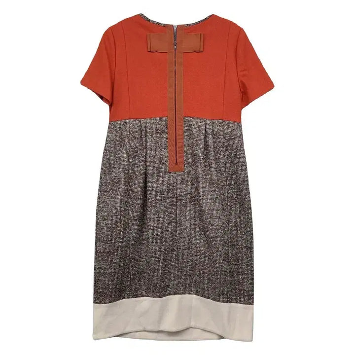[BUNJANG] SJSJ Hansem Red Tweed Mix Dress / SJSJ 한섬 레드 원피스 F