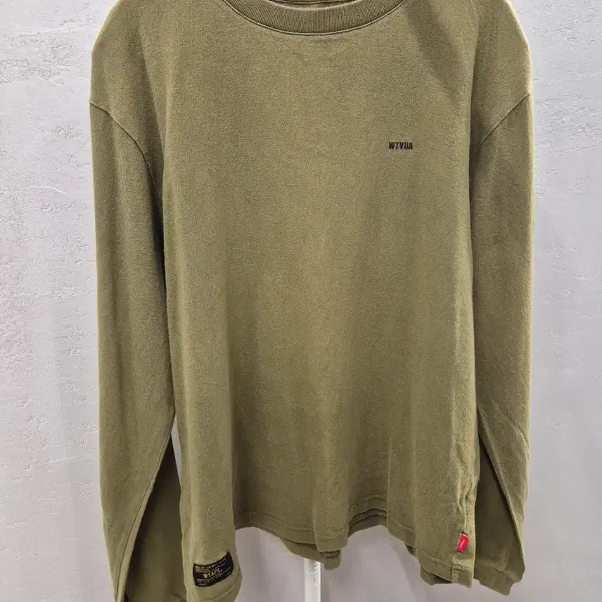 [BUNJANG] WTAPS Garment Dyed Long Sleeve T-Shirt L / 더블탭스 가먼트 다잉 롱슬리브 티셔츠 L