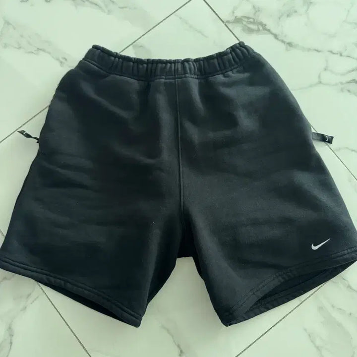 [BUNJANG] Nike Solo Swoosh Shorts Black Size S / 나이키 블랙 반바지 솔로스우시 s