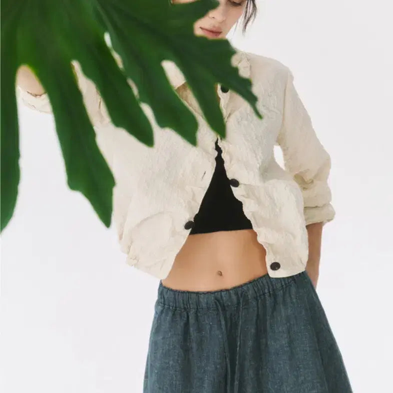 [BUNJANG] LATT BY T LATT Linen Blend Bending Pants / 한섬 26ss신상 래트 래트바이티 latt 린넨 블렌드 밴딩 팬츠 55