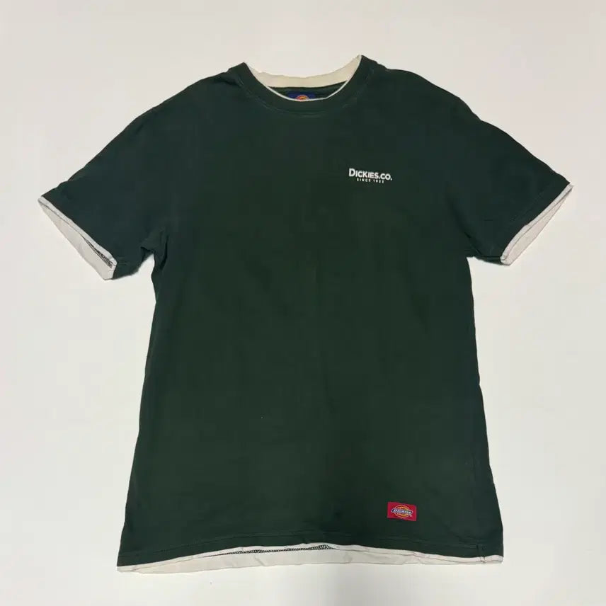 [BUNJANG] Dickies Small Logo Patch Short Sleeve T-Shirt M-L / 디키즈 Dickies 스몰 로고 패치 반팔 티셔츠 M ~ L