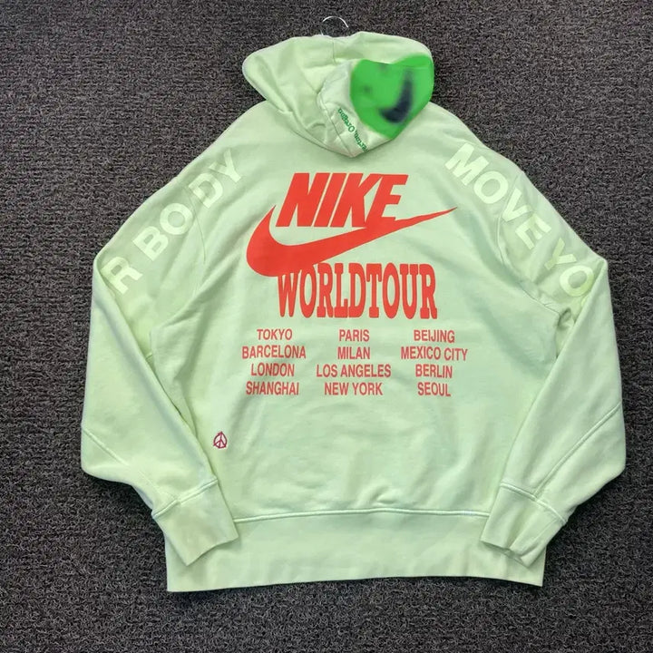[BUNJANG] Nike World Tour Hoodie / 나이키 월드투어 후드티