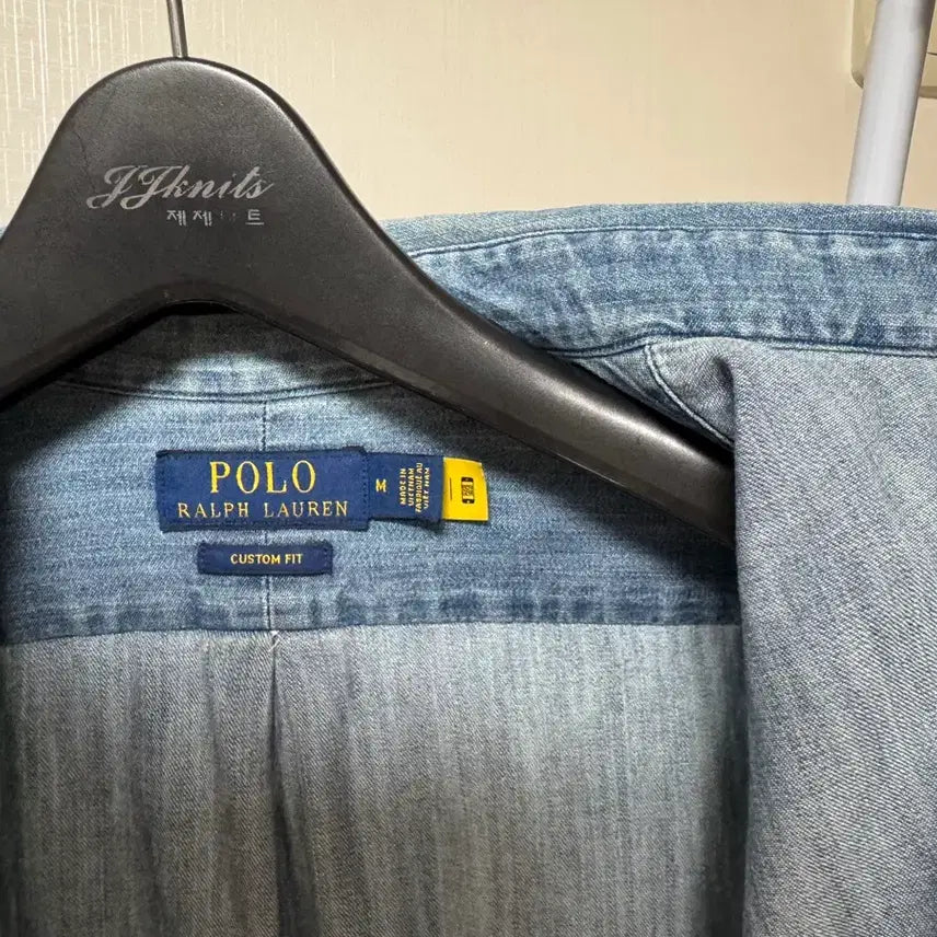 [BUNJANG] Polo Ralph Lauren Custom Fit Chambray Shirt M / 폴로 랄프로렌 커스텀핏 샴브레이 셔츠 m