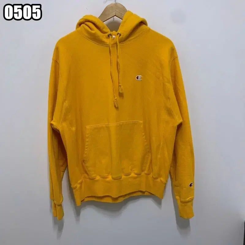 [BUNJANG] Champion Reverse Weave Mustard Hoodie / L 챔피온 리버스위브 머스타드 후드티