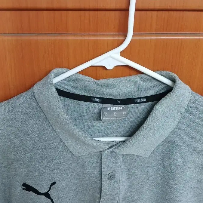 [BUNJANG] Puma Grey Short Sleeve Polo T-Shirt XL / 푸마 회색 반팔 폴로티
