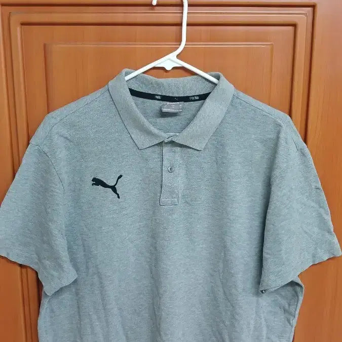 [BUNJANG] Puma Grey Short Sleeve Polo T-Shirt XL / 푸마 회색 반팔 폴로티