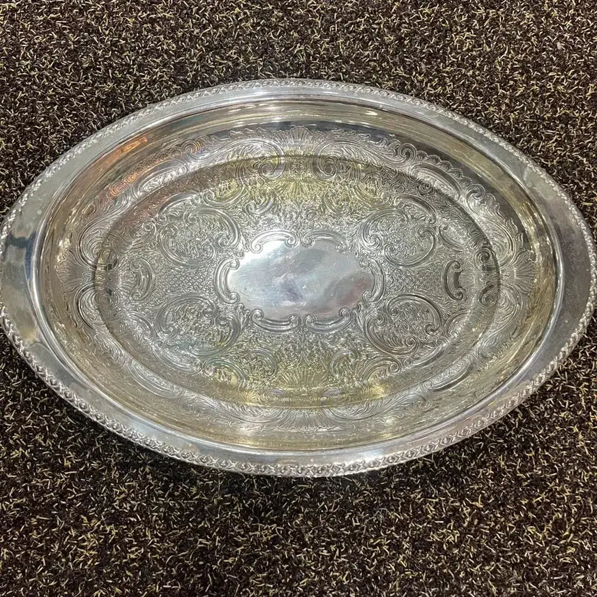 [BUNJANG] Antique Silver Plated Bowl / 앤틱 실버플레이 티드 보울