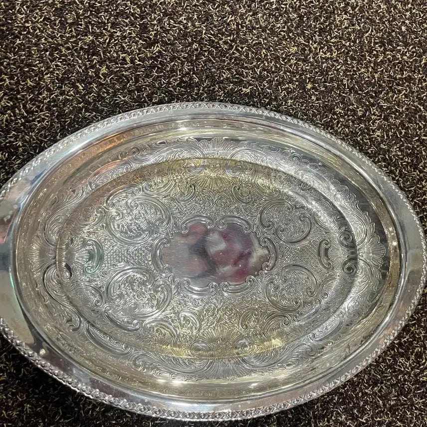 [BUNJANG] Antique Silver Plated Bowl / 앤틱 실버플레이 티드 보울