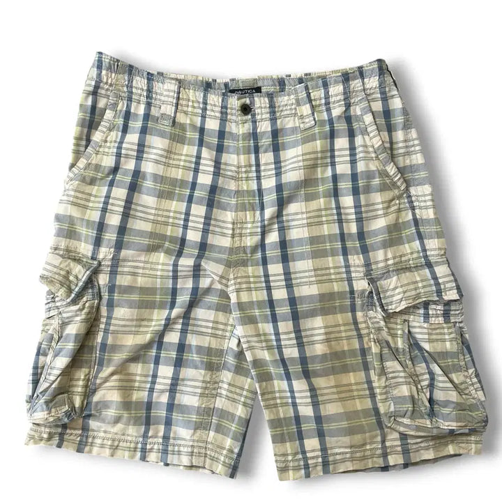 [BUNJANG] Nautica Vintage Check Cotton Pants / (38) 노티카 빈티지 체크 코튼 팬츠