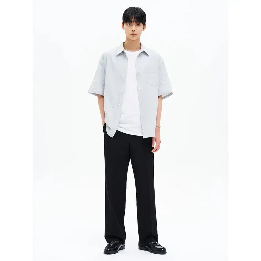 [BUNJANG] Eight Seconds Semi-Wide Daily Slacks Black / [80] 에잇세컨즈 세미와이드 슬랙스 매일슬랙스 블랙