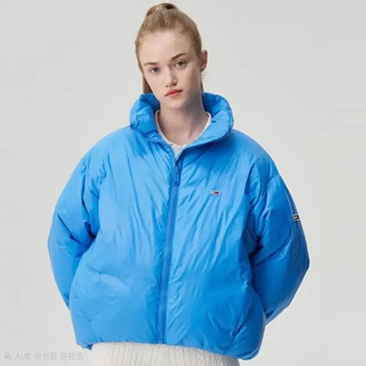 [BUNJANG] Tommy Jeans High Shine Puffer XS / [XS] 타미진스 하이샤인 푸퍼