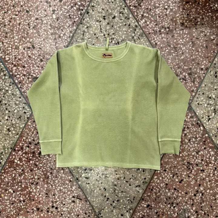[BUNJANG] Nigel Cabourn Lybro Line Cotton Long Sleeve T-Shirt Light Green XL / 나이젤카본 롱슬리브 (50)