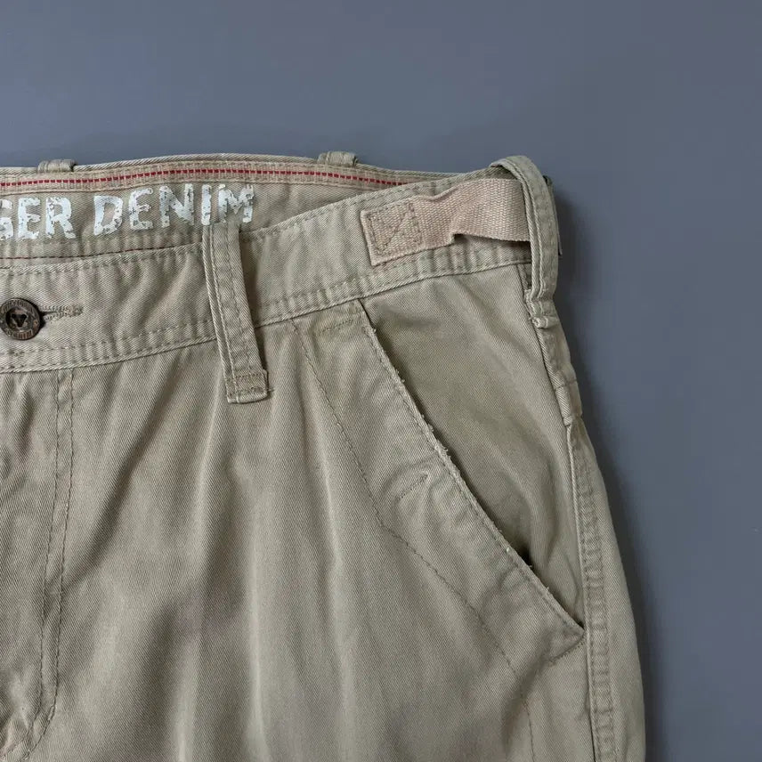[BUNJANG] Tommy Hilfiger Cargo Half Pants / (34) 타미힐피거 진베이지 카고 하프팬츠