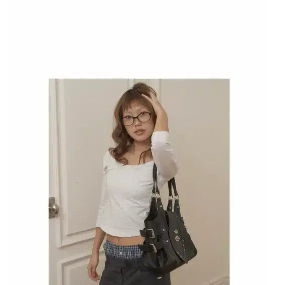 [BUNJANG] TOH Melange Gray 7-Sleeve T-Shirt / toh 유아티 멜란지 그레이