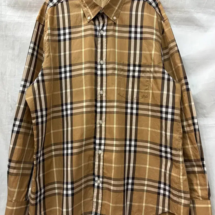 [BUNJANG] Burberry Big Check Pattern Shirt XL / 버버리 빅체크 패턴 셔츠 XL/105사이즈(정품)