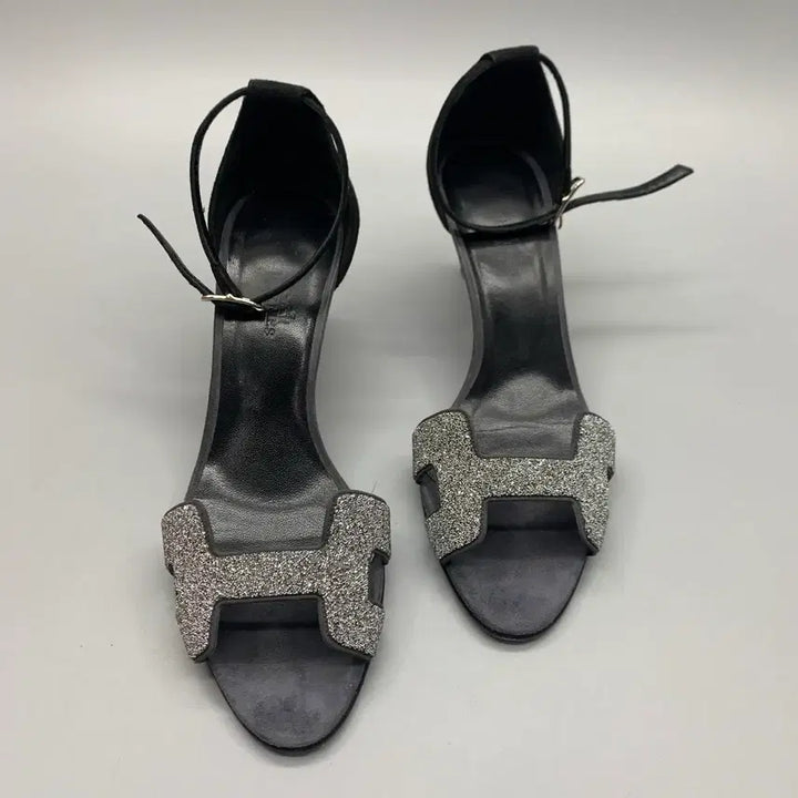 [BUNJANG] Hermes Strap Heel Pumps Sandals Size 38 / 267001592 에르메스 펌프스 스트랩 힐 샌들 38사이즈