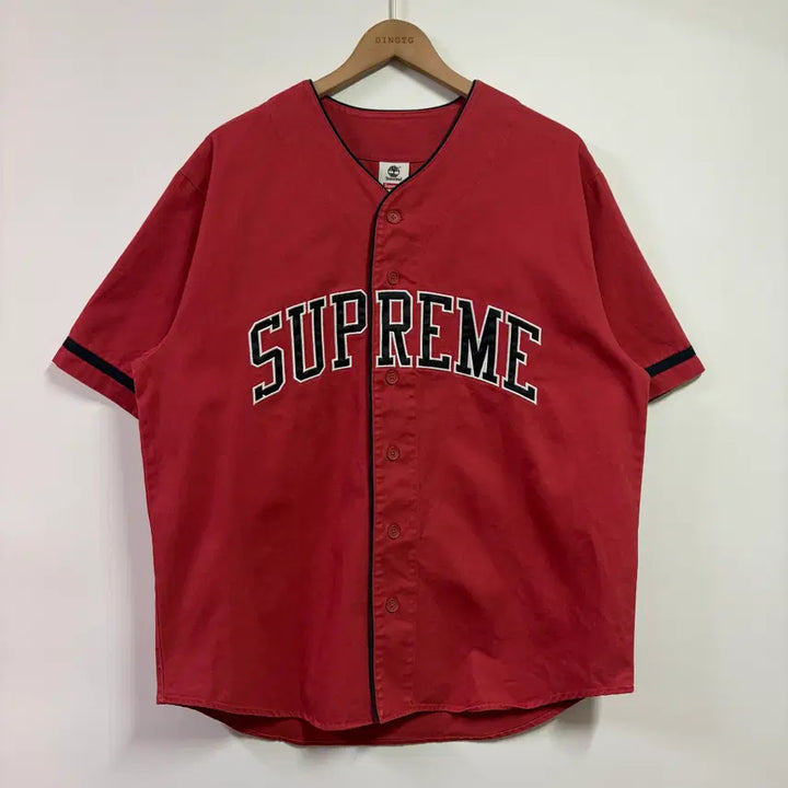 [BUNJANG] Supreme x Timberland 23SS Baseball Jersey Shirt / [M] 슈프림 x 팀버랜드 23ss 베이스볼 져지 셔츠