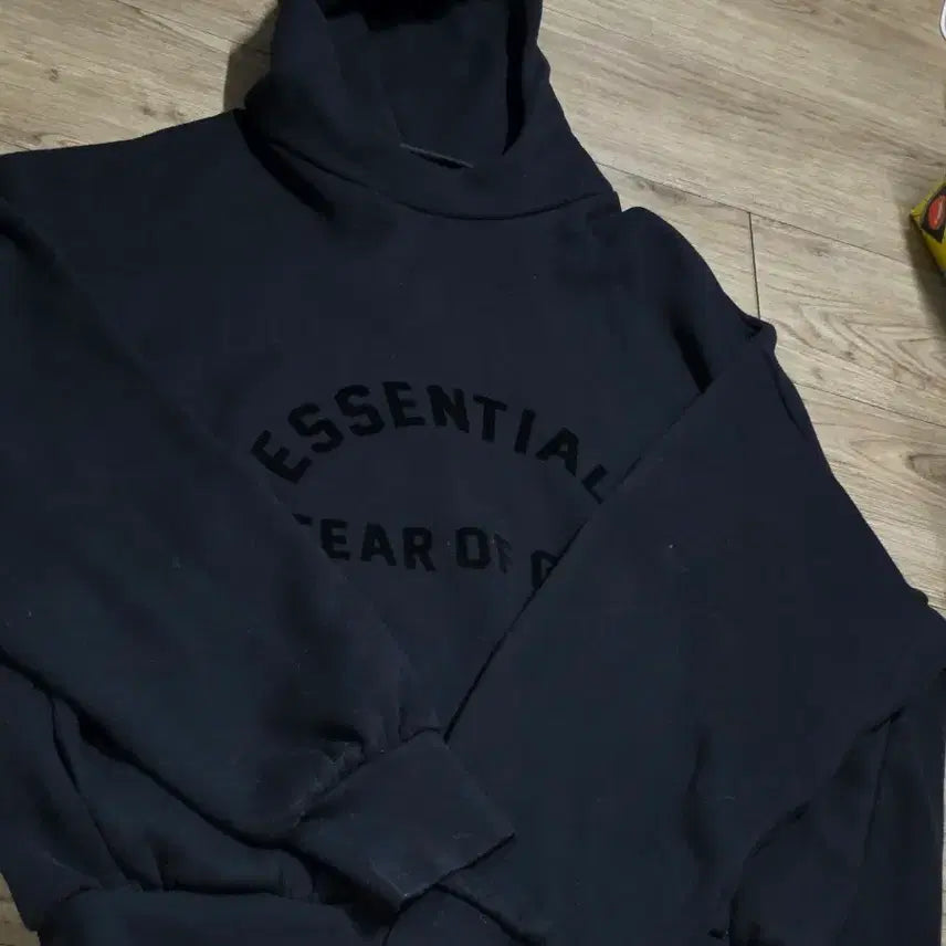 [BUNJANG] Fear of God Essentials Hoodie Black / 피어오브갓 에센셜 후드