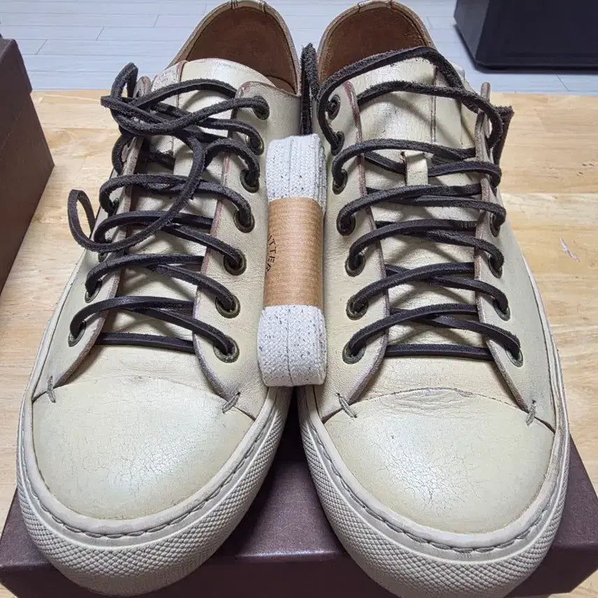 [BUNJANG] Buttero Tanino Crack Leather Sneakers / 부테로 타니노 크랙