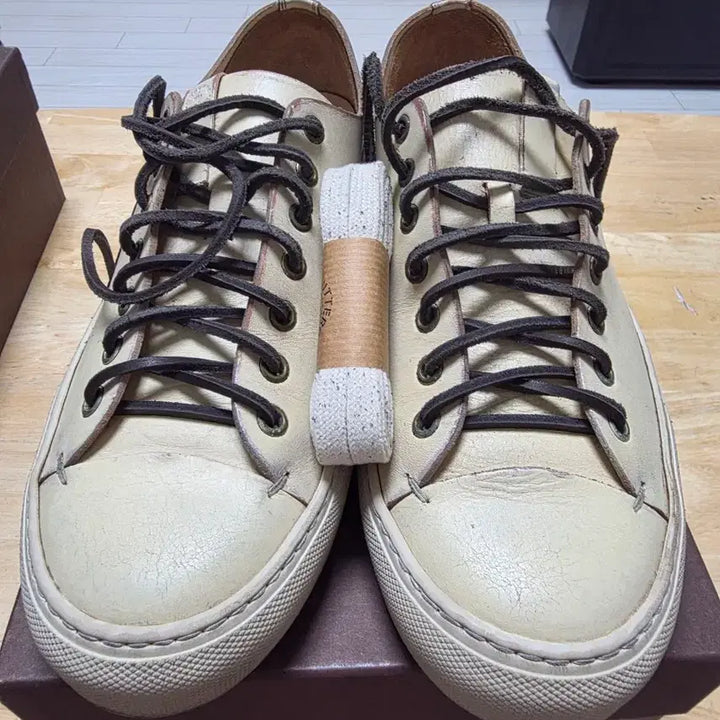 [BUNJANG] Buttero Tanino Crack Leather Sneakers / 부테로 타니노 크랙