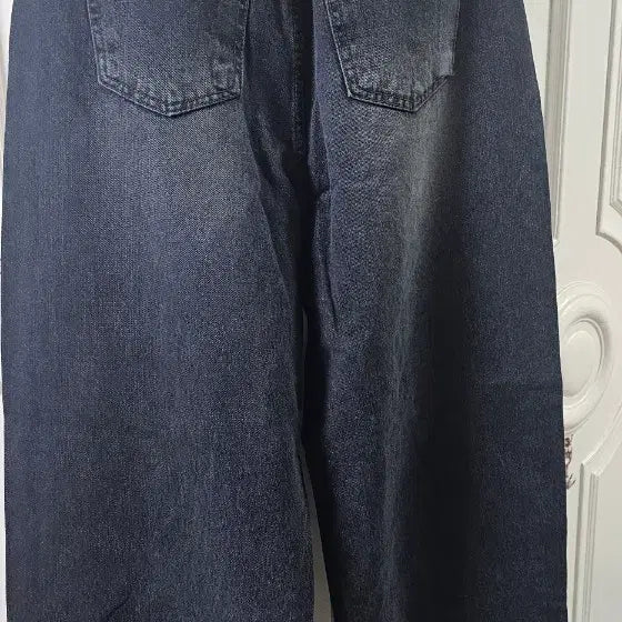 [BUNJANG] DAARON Black Denim Wide Pants / DAARON 블랙 데님 와이드 팬츠