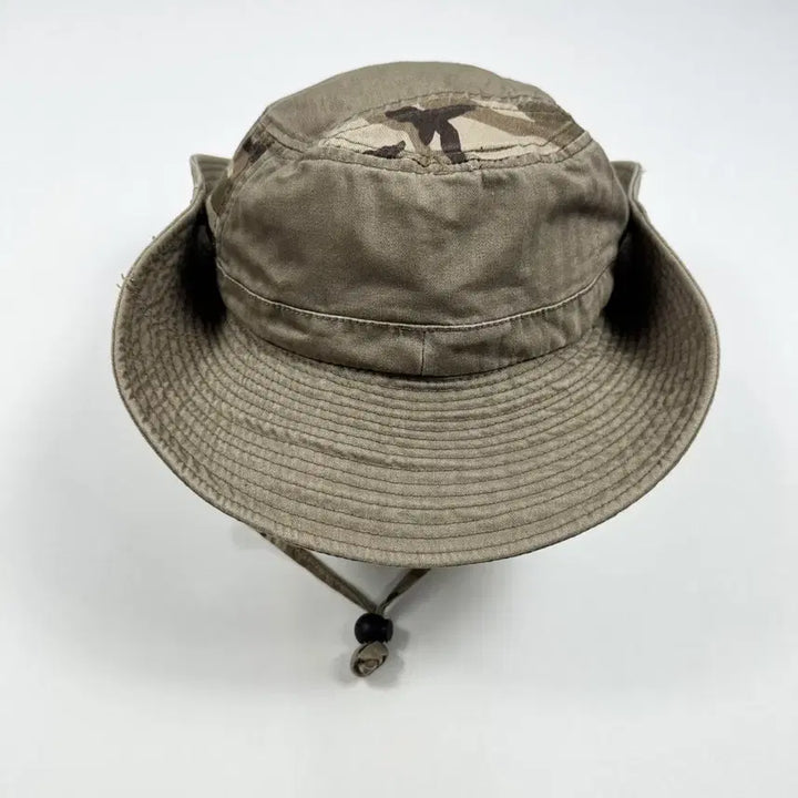 [BUNJANG] Vintage Beige Bucket Hat / VTG 빈티지 베이지 벙거지 버킷햇 모자