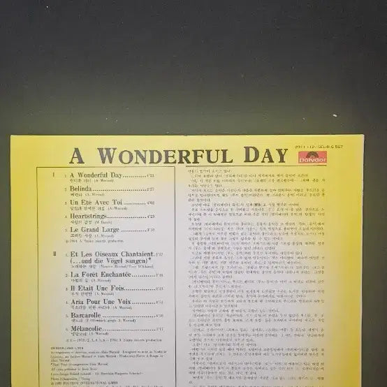 [BUNJANG] Sweet People A Wonderful Day LP Record / 스위트피플 A Wonderful Day LP 음반