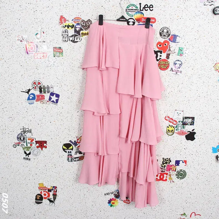 [SOLD OUT] 여성S / 기네스 캉캉 연핑크 스커트PK 37-104