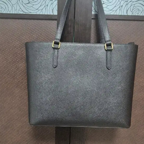 [BUNJANG] Daks Black Calfskin Shoulder Bag / 닥스 블랙 소가죽 숄더백