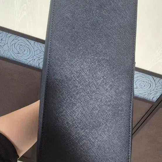 [BUNJANG] Daks Black Calfskin Shoulder Bag / 닥스 블랙 소가죽 숄더백