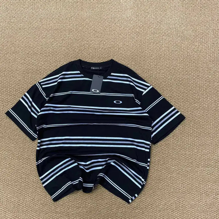 [BUNJANG] Oakley Japan Stripe Logo Oversized T-Shirt / 오클리재팬 스트라이프 로고 오버 티셔츠 M~XL 새상품