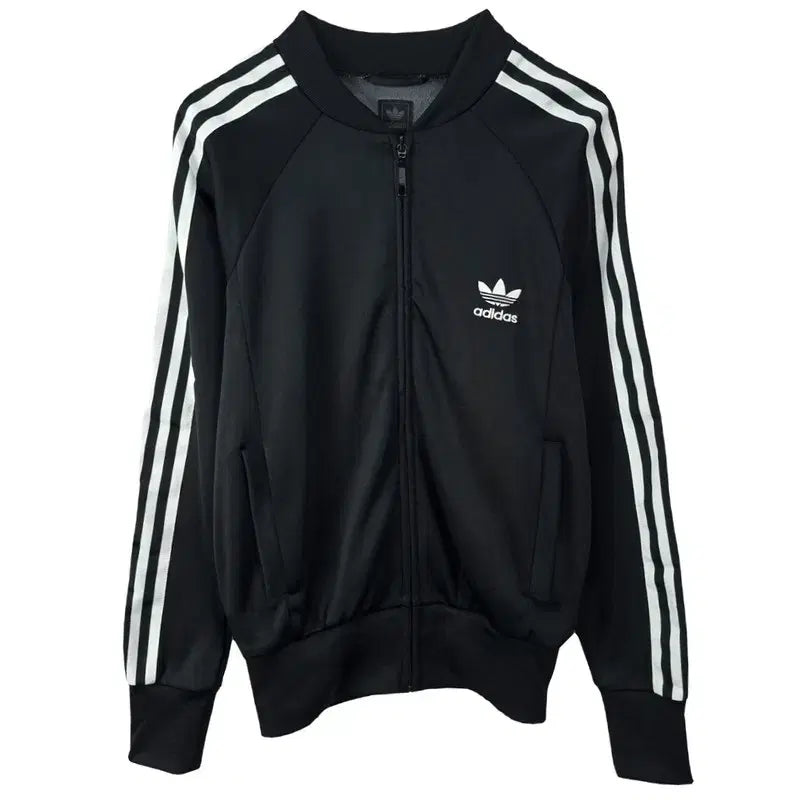 [BUNJANG] Adidas Embroidered Firebird Logo Superstar Track Jacket / 아디다스 불꽃 로고 자수 슈퍼스타 져지 트랙탑 집업 자켓 M20509