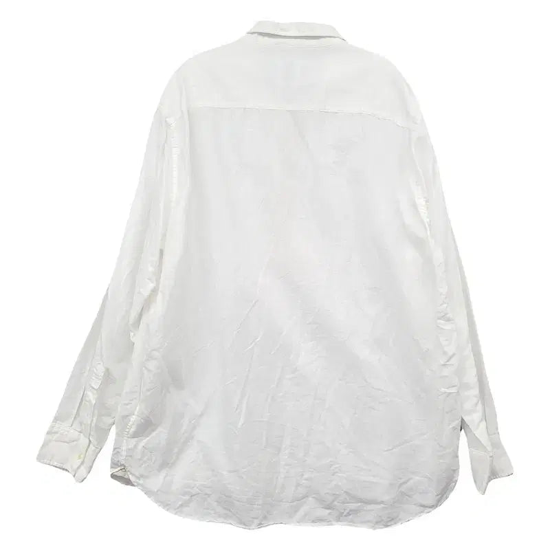 [BUNJANG] Zara White Linen Blend Shirt XL / 자라 화이트 린넨 셔츠 XL