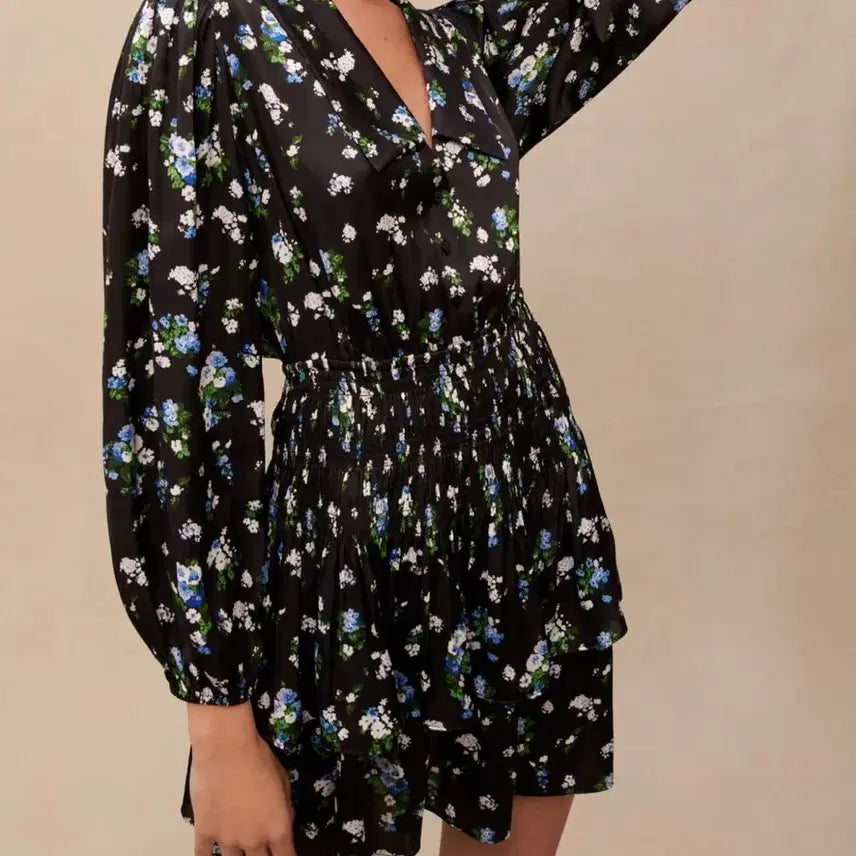 [BUNJANG] Maje Floral Pattern Midi Dress - Size 38 / (정품)마쥬 원피스 38 사이즈