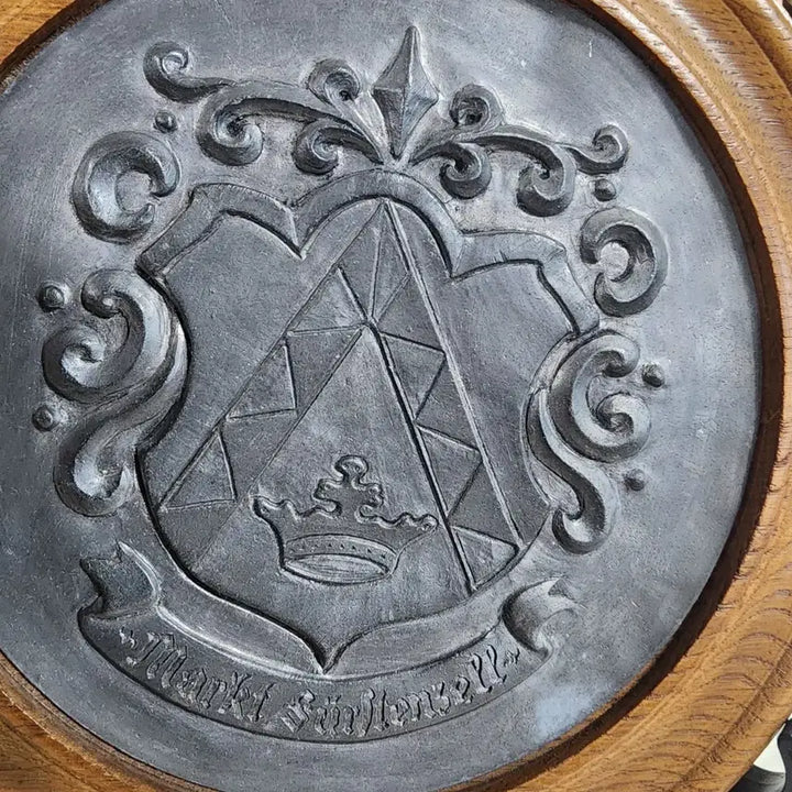 [BUNJANG] German Handmade Pewter Plate 20cm Diameter / 독일 핸드메이드 주석 작품 지름20cm