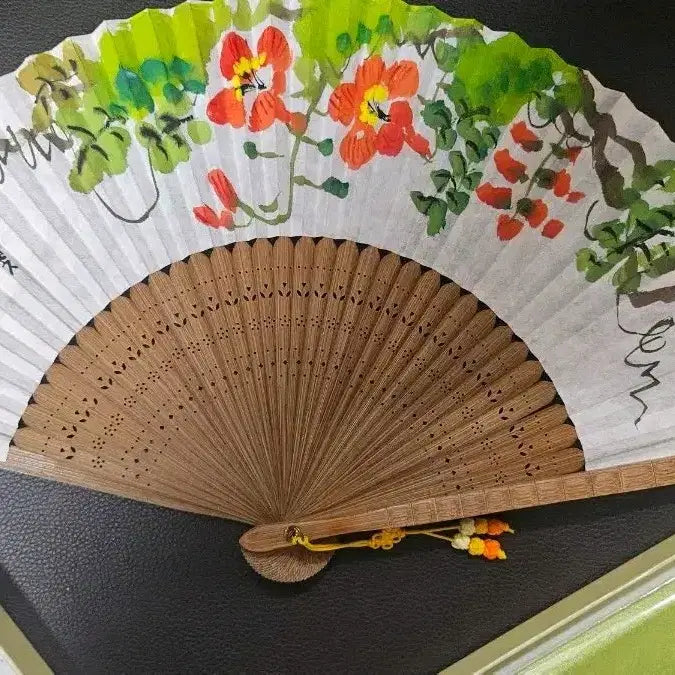 [BUNJANG] Traditional Korean Folding Fan (Hapjongseon) - Artistic Piece / 전통 부채  합죽선 작품