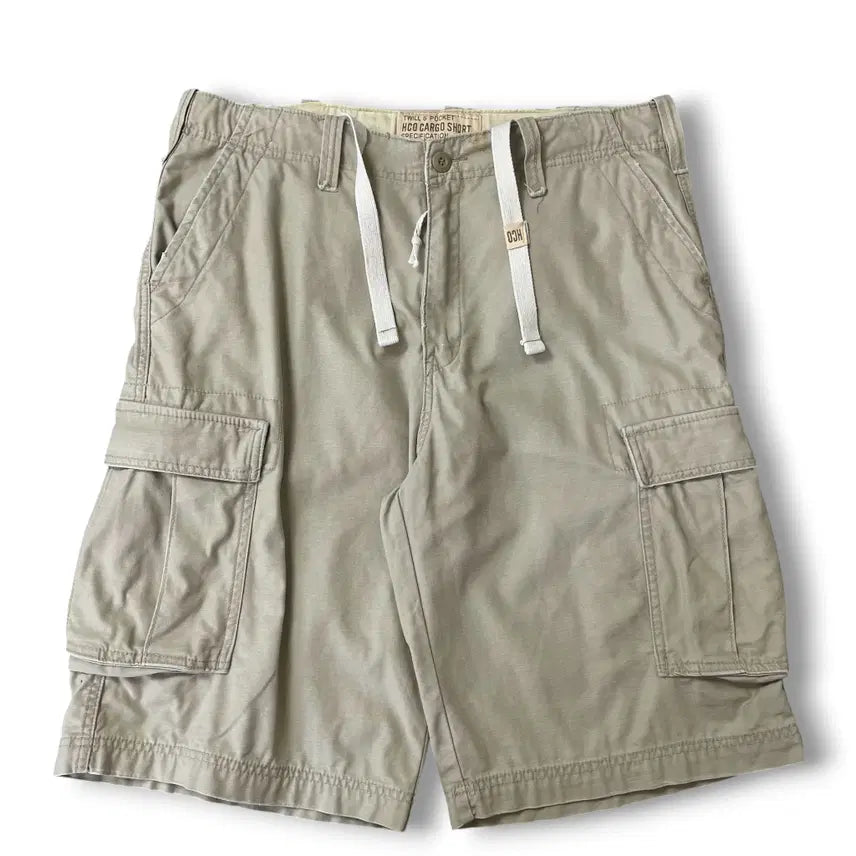 [BUNJANG] HCO Beige Cargo Half Pants / (36) HCO 베이지 카고 하프팬츠