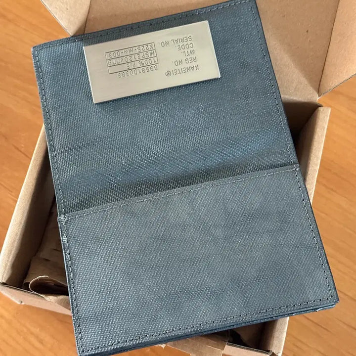 [BUNJANG] KANEITEI Card Holder Grey Recycled Tent Material / 카네이테이 카드지갑 그레이