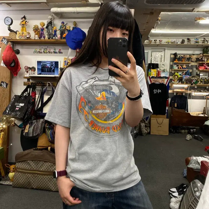 [BUNJANG] Harley-Davidson Short Sleeve T-Shirt / Harley davidson 할리 데이비슨 반팔 티셔츠
